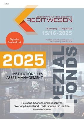 Relevanz, Chancen und Risiken von Working Capital und Trade Finance für Banken