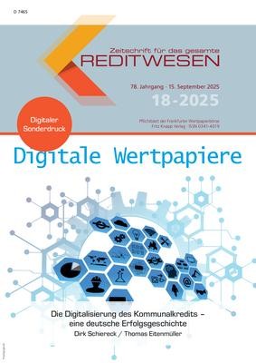 Die Digitalisierung des Kommunalkredits – eine deutsche Erfolgsgeschichte