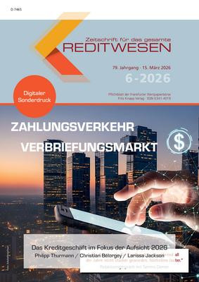 Das Kreditgeschäft im Fokus der Aufsicht 2026