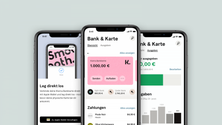 Klarna Girokonto Pink; Quelle: Klarna